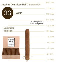 Jacobus Dominican Half Coronas 50s