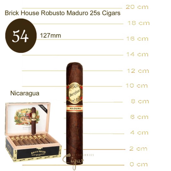 Brick House Robusto Maduro Box 25s