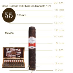 Casa Turrent 1880 Maduro Robusto 10s