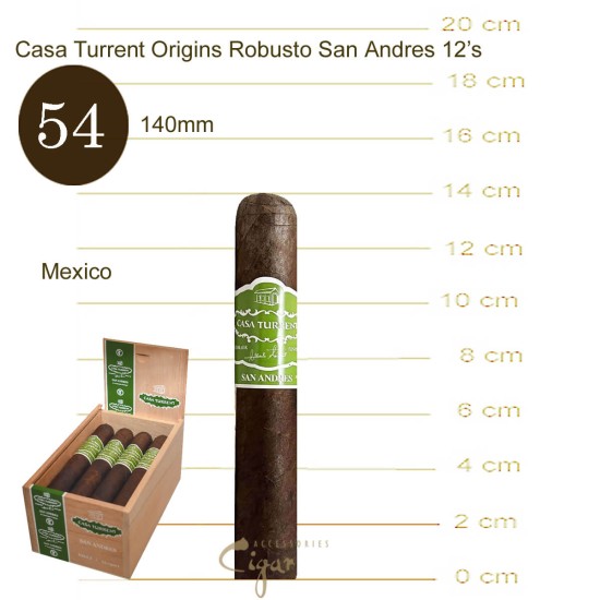 Casa Turrent Origins Robusto San Andres 12s