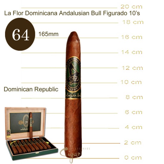 La Flor Dominicana Andalusian Bull Figurado 10s