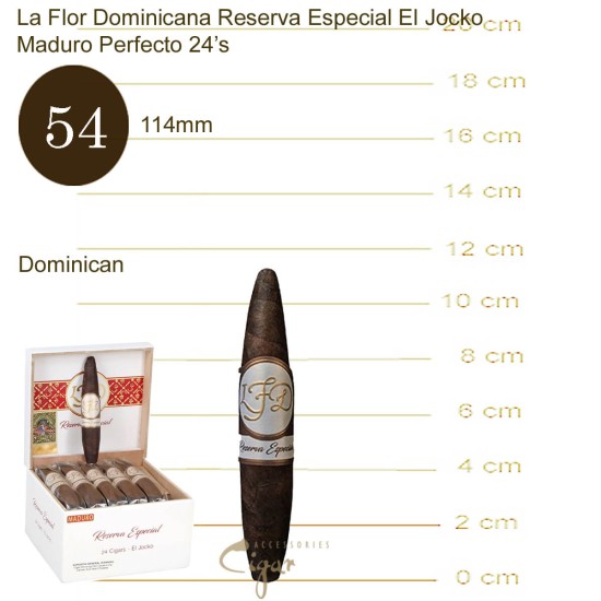 La Flor Dominicana Reserva Especial El Jocko Maduro Perfecto 24s