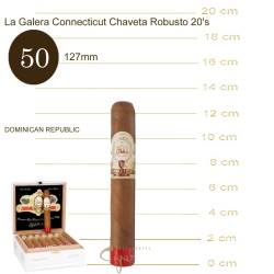 La Galera Connecticut Chaveta Robusto 20s