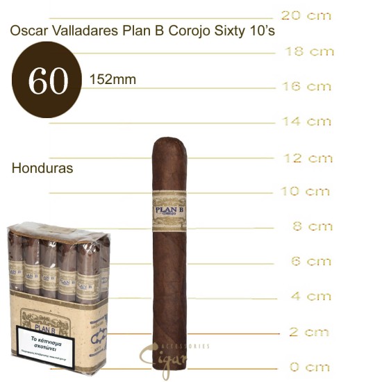 Oscar Valladares Plan B Corojo Sixty 10s