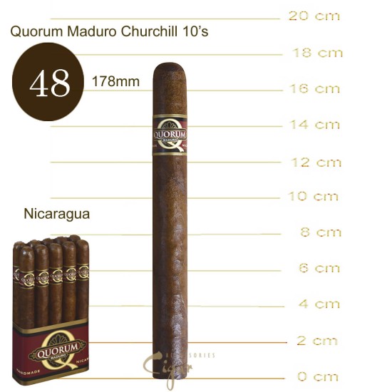 Quorum Maduro Churchill 10s