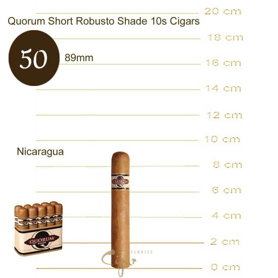 Quorum Shade Short Robusto 10s