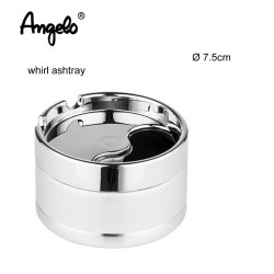 400560 Angelo Σταχτοδοχείο Μεταλλικό Ασημί 7.50εκ