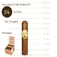 Oliva Serie G DBL Robusto 5X54 25s