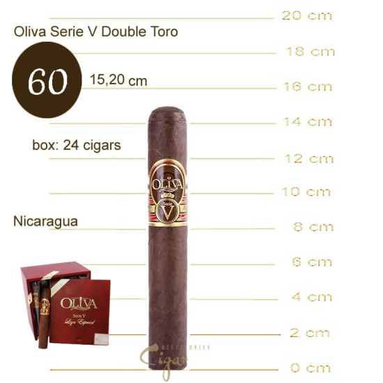 Oliva Serie V DBL Toro 6X60 24s