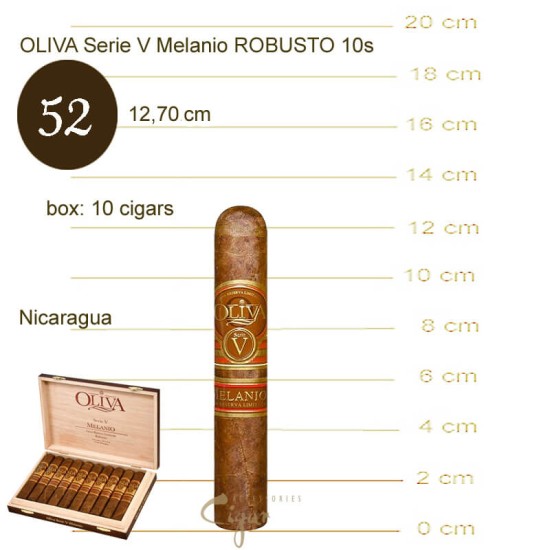 Oliva Serie V Melanio Robusto 5X52 10s