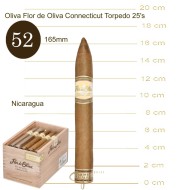 Flor De Oliva Connecticut Torpedo 25s