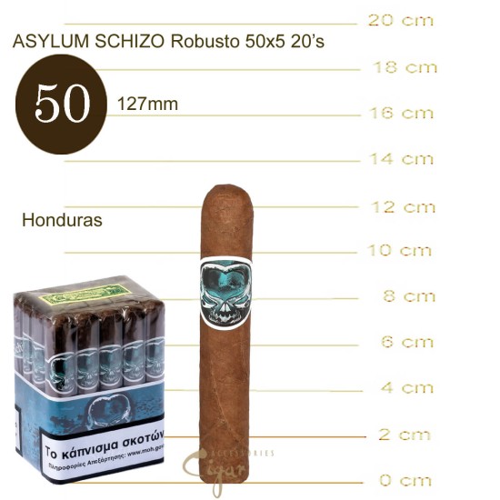 Asylum Schizo Robusto 50x5 20s