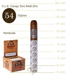 C.L.E. Corojo Toro 54x6 25s