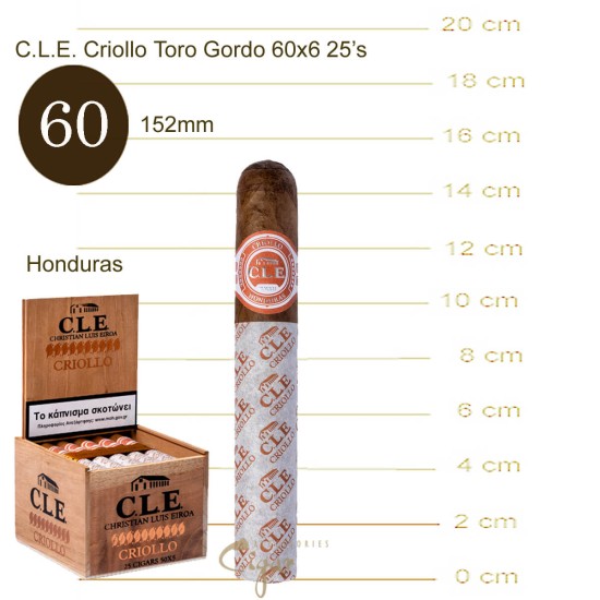 C.L.E. Criollo Toro Gordo 60x6 25s