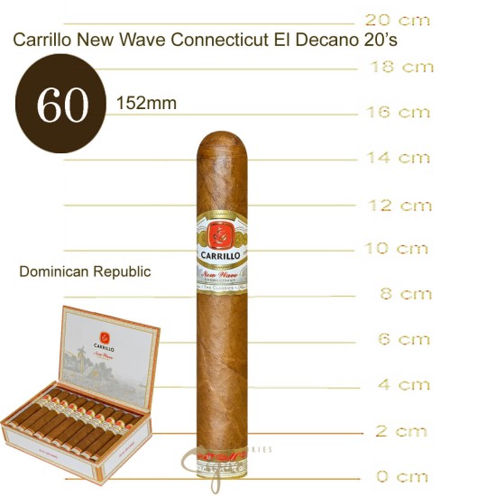 Carrillo New Wave Connenticut El Decano 20's