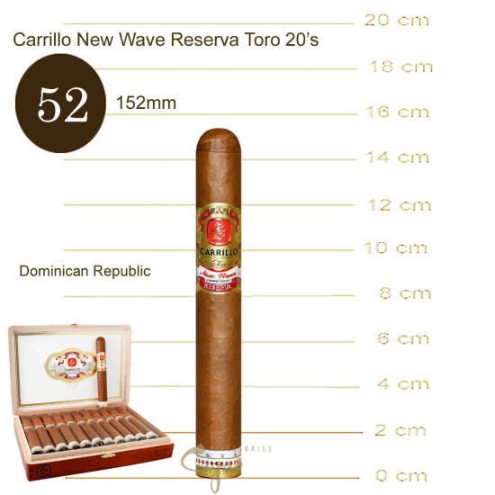 Carrillo New Wave Reserva Toro 20's