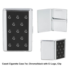 286014 Caseti Ταμπακιέρα Ασημί/Μαύρη