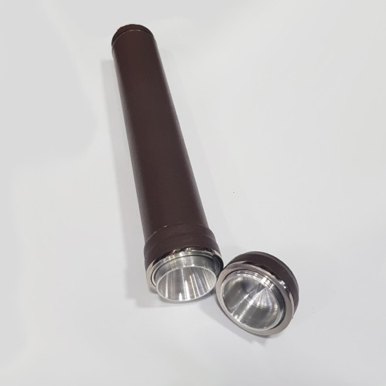 SAV-752 Καφέ Δερμάτινη  Πουροθήκη Savor