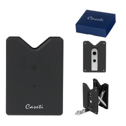 287021 Caseti Stand & Cigar Cutter Black