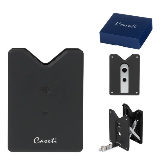 287021 Caseti Stand & Cigar Cutter Black