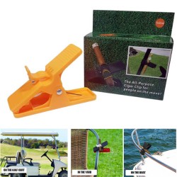 4536-Y Golf Cigar Holder Yellow