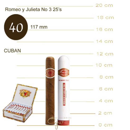 Romeo y Julieta No3 25s