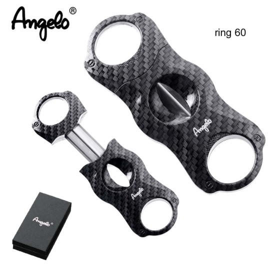 500032 Angelo Πουροκόφτης V-Cut Πλαστικός Μαύρος Carbon Design R60