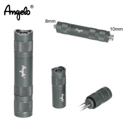 501008 Angelo Πουροκόφτης Μεταλλικός Punch 8mm/10mm Γκρι & Εργαλείο Διάτρησης