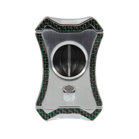RP-3300013 Πουροκόφτης Viper Rocky Patel V-Cut Carbon Ασημί-Πράσινος 60R