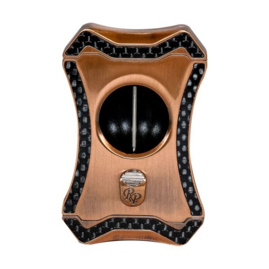RP-3300018 Πουροκόφτης Viper Rocky Patel V-Cut Carbon Χρυσός-Μαύρος 60R