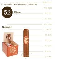AJ Fernandez Last Call Habano Corticas 25s