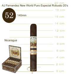 AJ Fernandez New World Puro Especial Robusto 20's