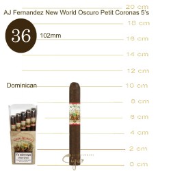 AJ Fernandez New World Oscuro Petit Coronas 5s