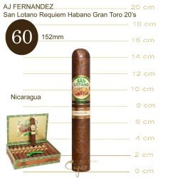 Aj Fernandez San Lotano Requiem Gran Toro 20's