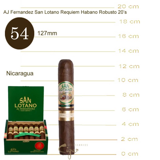 AJ Fernandez San Lotano Requiem Habano Robusto 20s