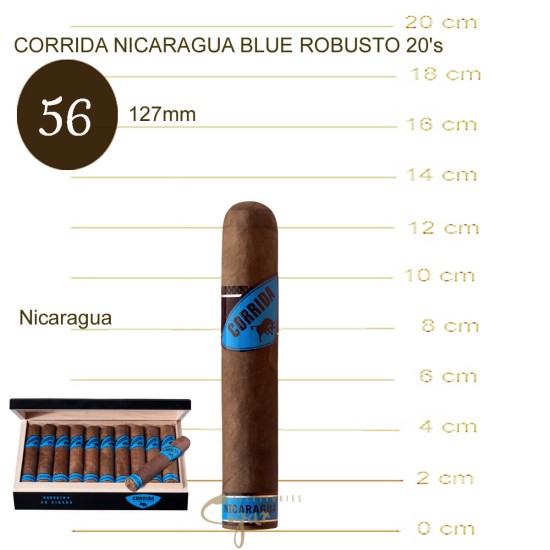 Corrida  Nicaragua Blue Robusto 20's