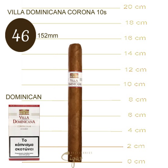 Villa Dominicana Corona 10's