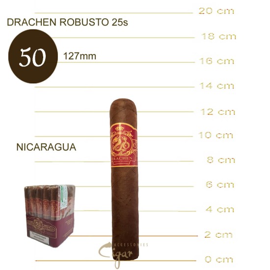 Drachen Robusto  5x50 25's