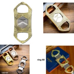 LB-30034-Gold Κόφτης πούρων Lubinski από Ανοξείδωτο Ατσάλι Χρυσός R66