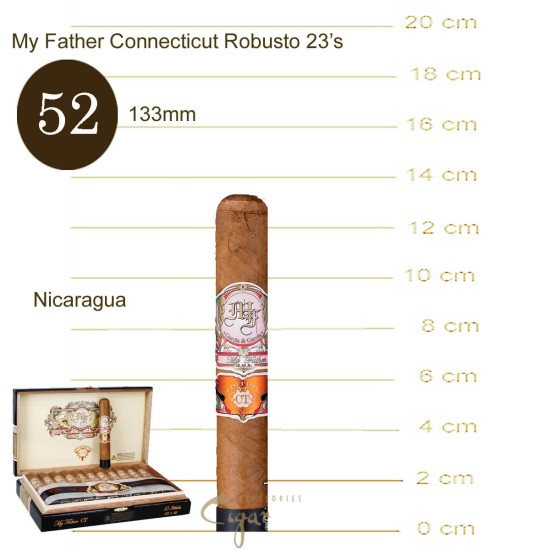 My Father Connecticut Robusto 23's