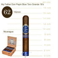 My Father Don Pepin Blue Toro Grande 18's