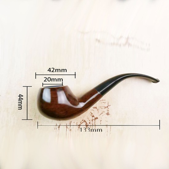 309994 Πίπα Καφέ-Μαύρη Ebony 9mm