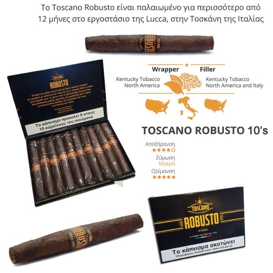 Toscano Robusto 10s