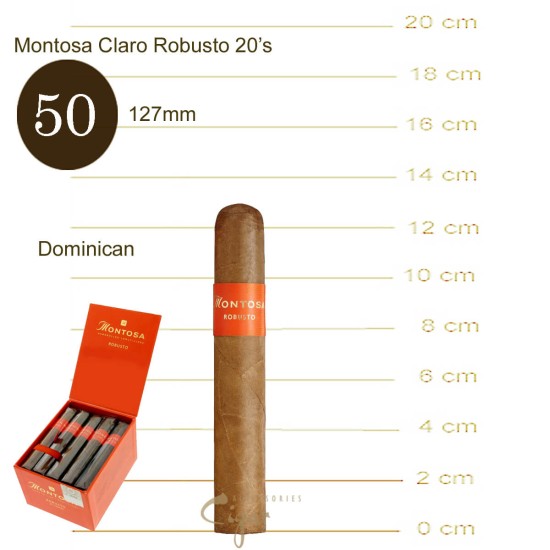 Montosa Claro Robusto 20s