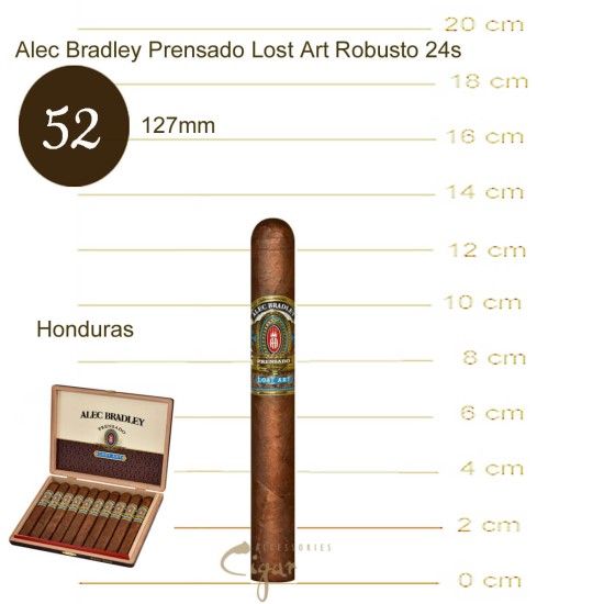 Alec Bradley Presando Lost Art Robusto 52X5  24s