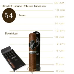 Davidoff Escurio Robusto Tubos 4s