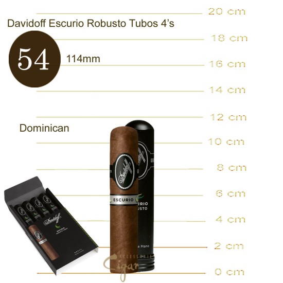 Davidoff Escurio Robusto Tubos 4s
