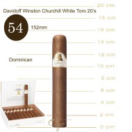 Davidoff Winston Churchill White Toro 20’s