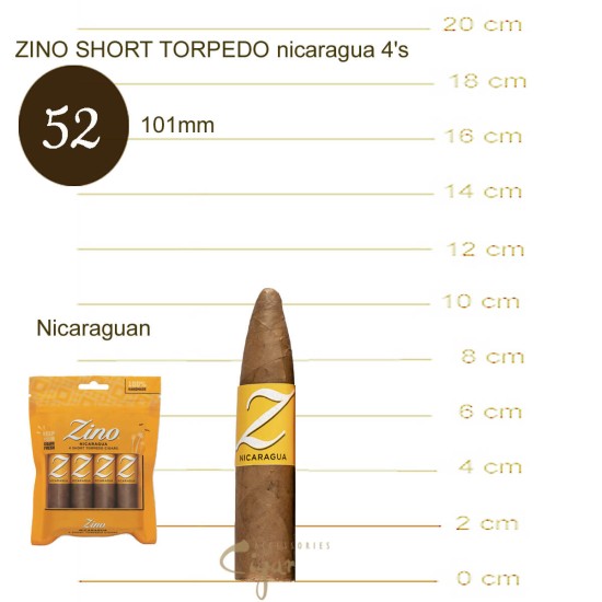 Zino Short Torpedo Nicaragua 4s