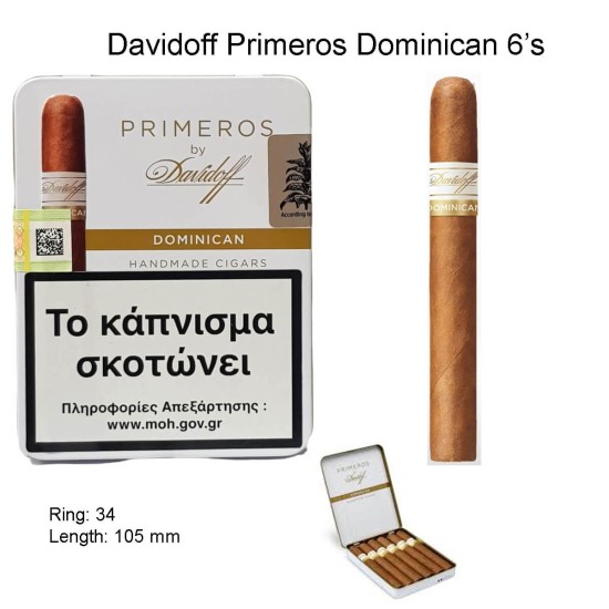 Davidoff Primeros Dominican 6s